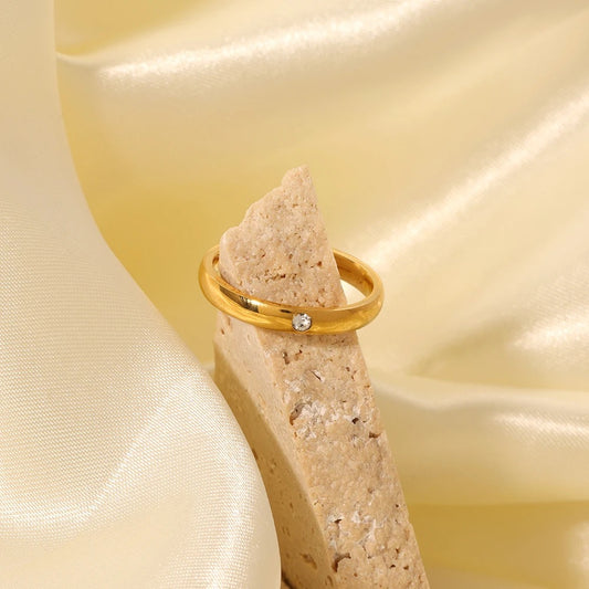 Evergreen Solitaire Ring